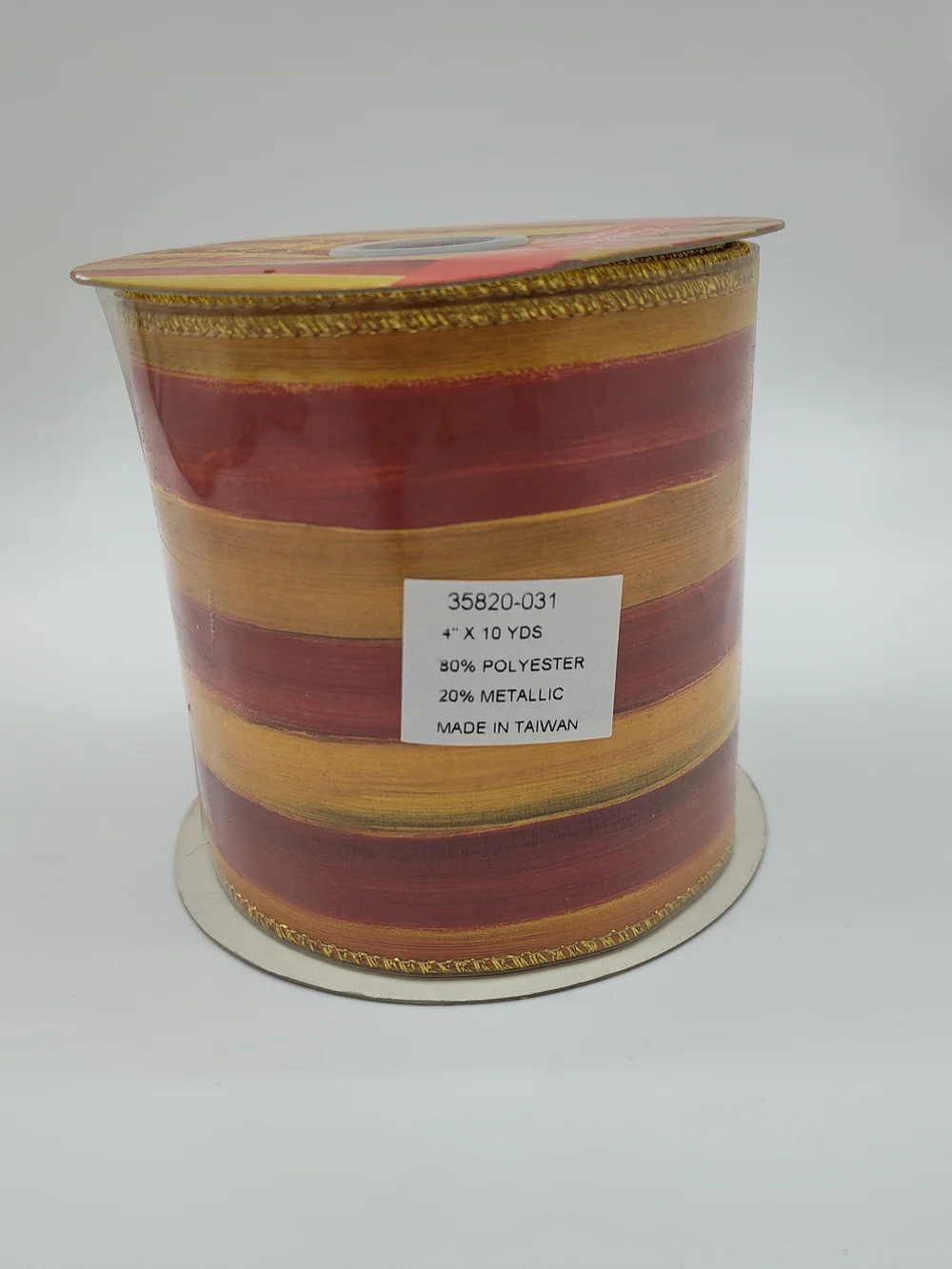 MACKENZIE-CHILDS Retired Heirloom Stripe 4” RIBBON Five (5) Yards OOP WIDE New